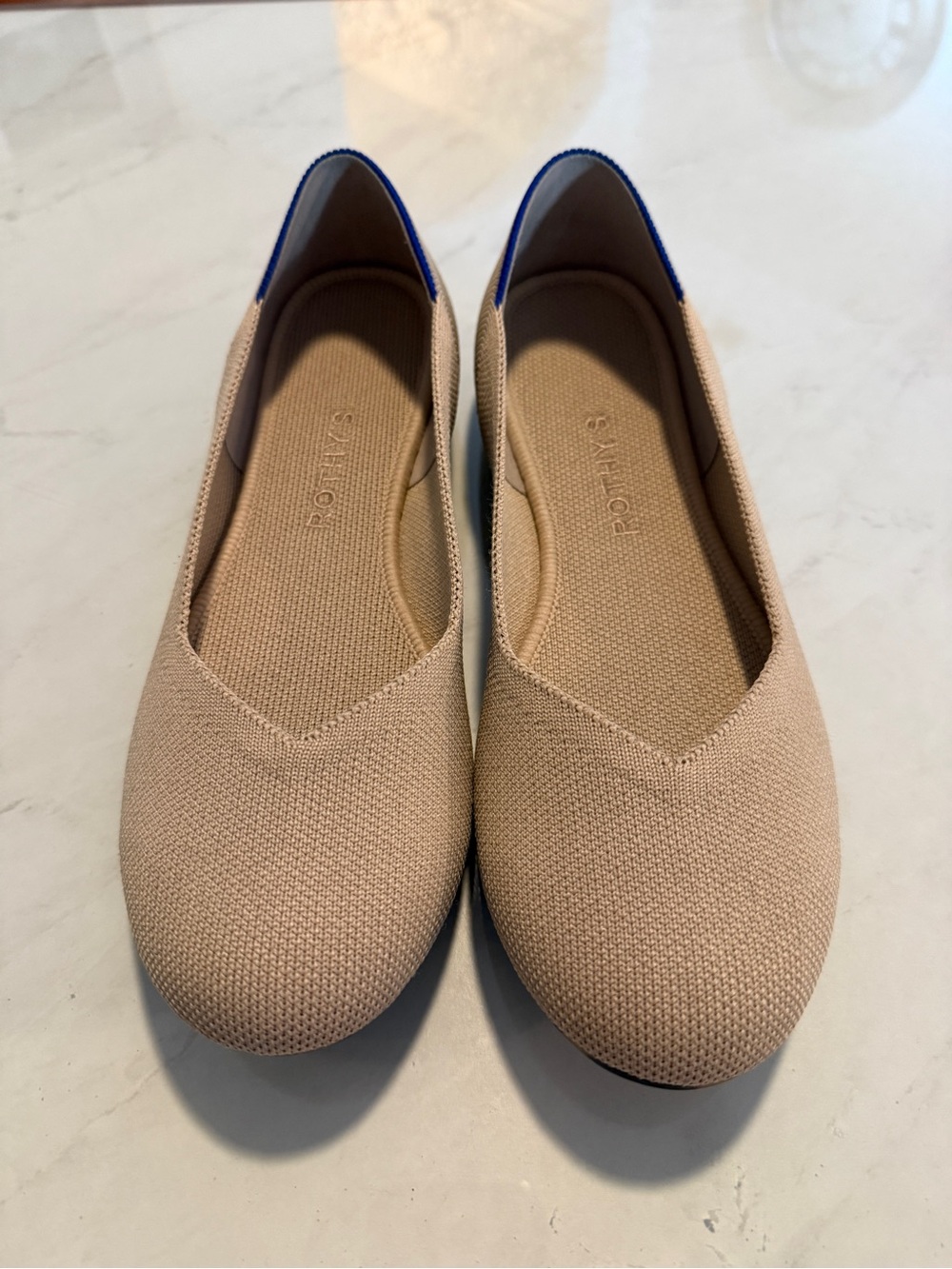 LIKE NEW Rothy's Women's Daily Flat — Beige 8.5